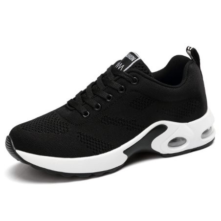Miwangfeizhi women's shoes Korean version versatile comfortable casual shoes women's large size sports shoes black