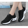 Miwangfeizhi women's shoes Korean version versatile comfortable casual shoes women's large size sports shoes black