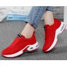 Miwangfeizhi women's shoes Korean version all-match comfortable casual shoes women's large size sports shoes red